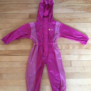 24 months girls pink splash suit